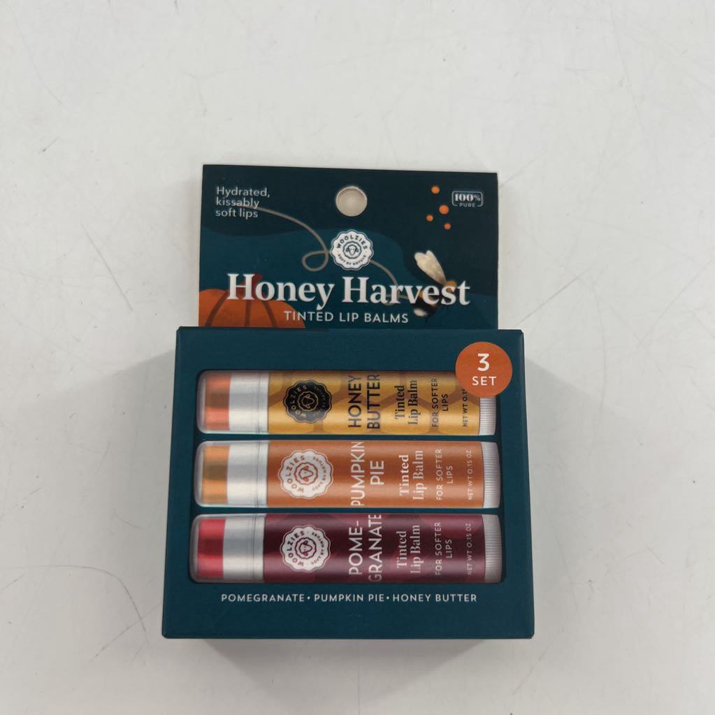lip balm trio-honey harvest