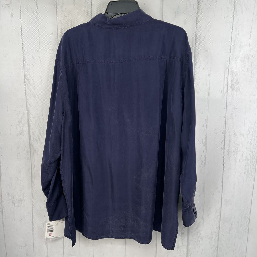 R56 18 button down l/s top