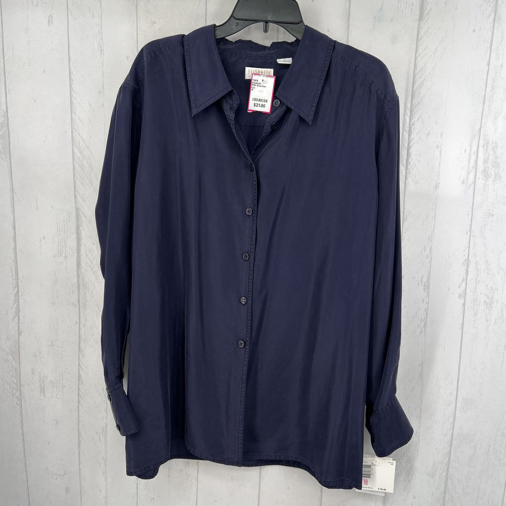 R56 18 button down l/s top