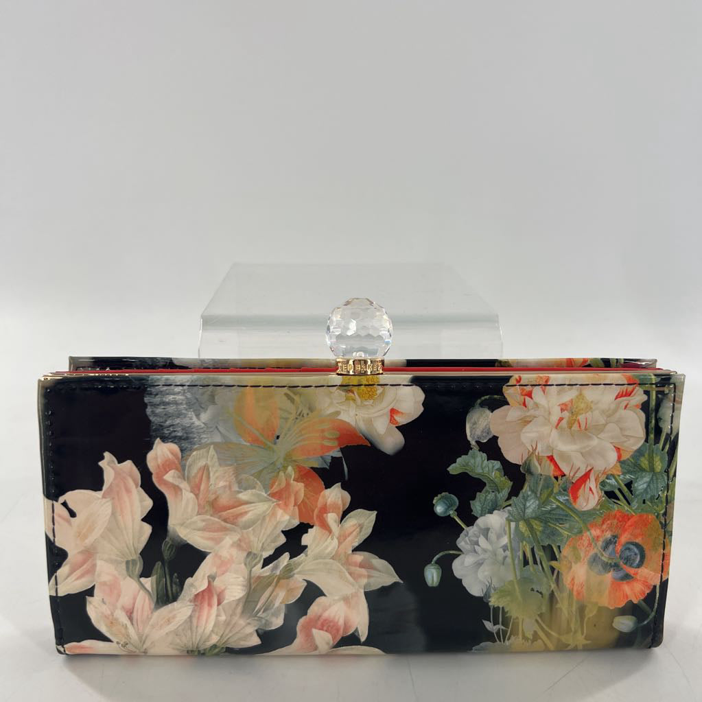 floral bobble matinee long wallet/clutch