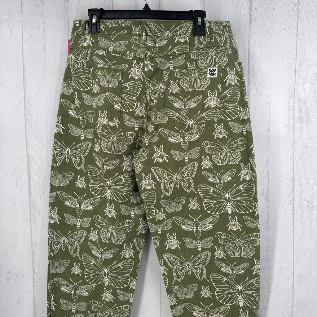 32 butterfly print jeans