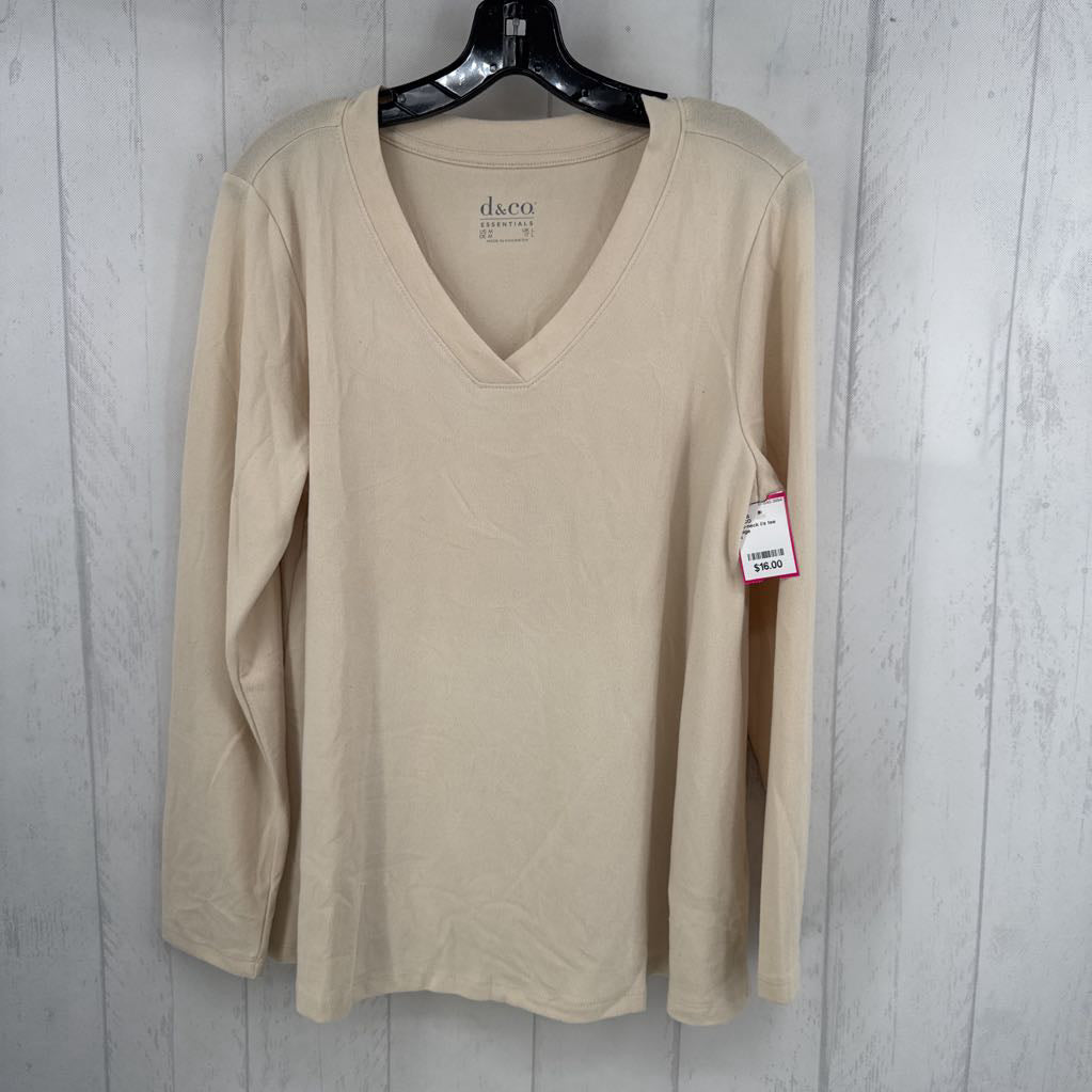 M v-neck l/s tee