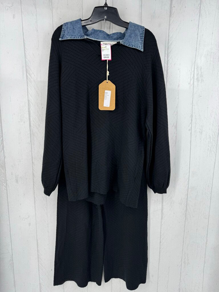 S/M 2pc knit pant set