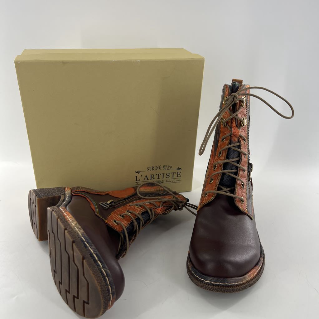 11/11.5 mixed media combat boots