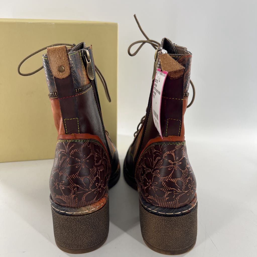 11/11.5 mixed media combat boots