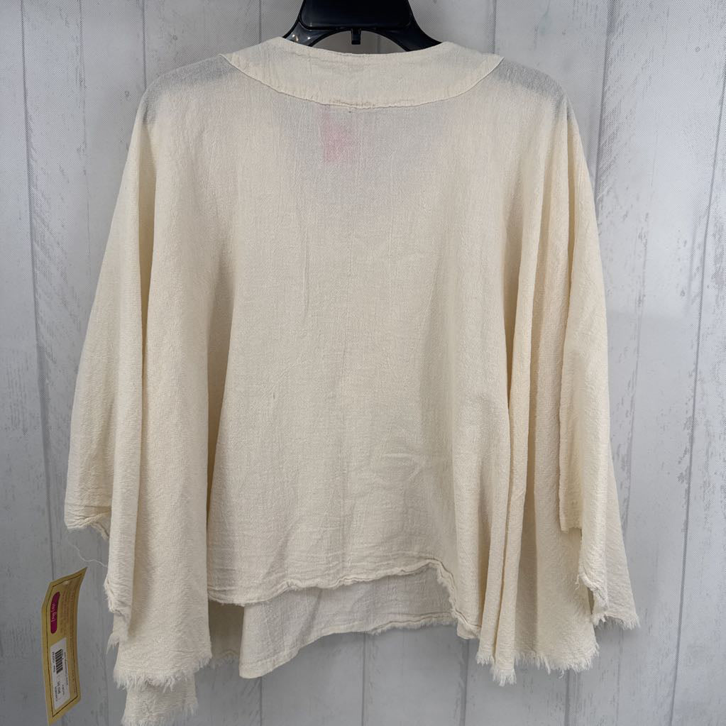 R70 O/S cotton gauze poncho