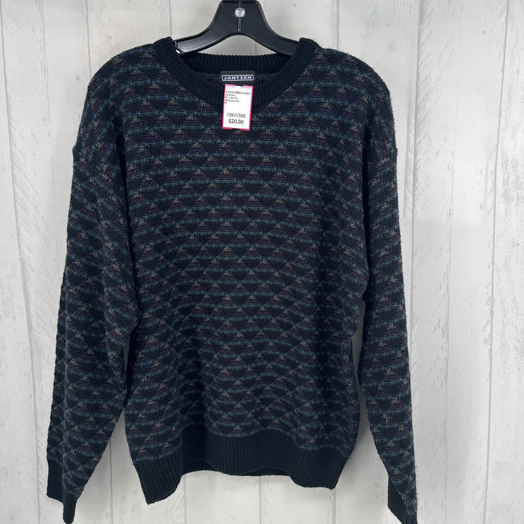 M colorful crewneck sweatshirt
