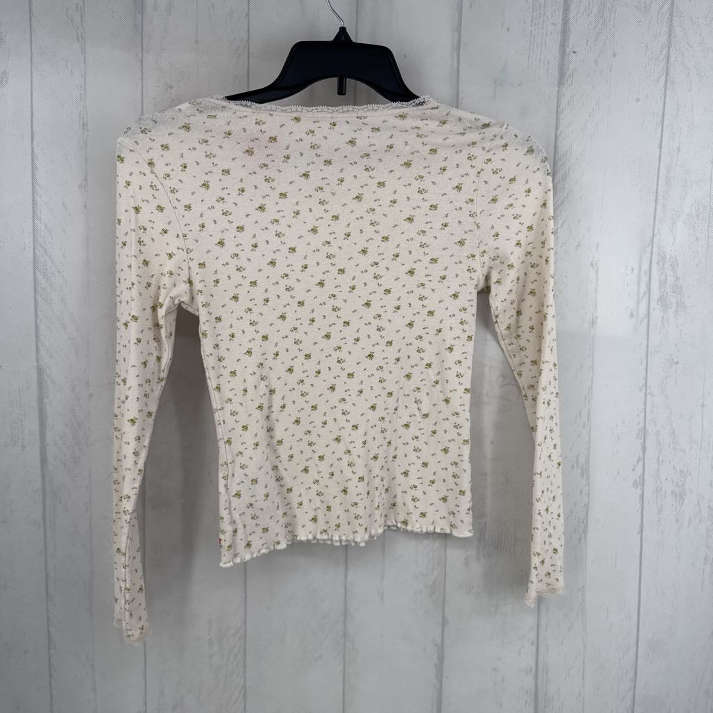 XS flo print l/s tee
