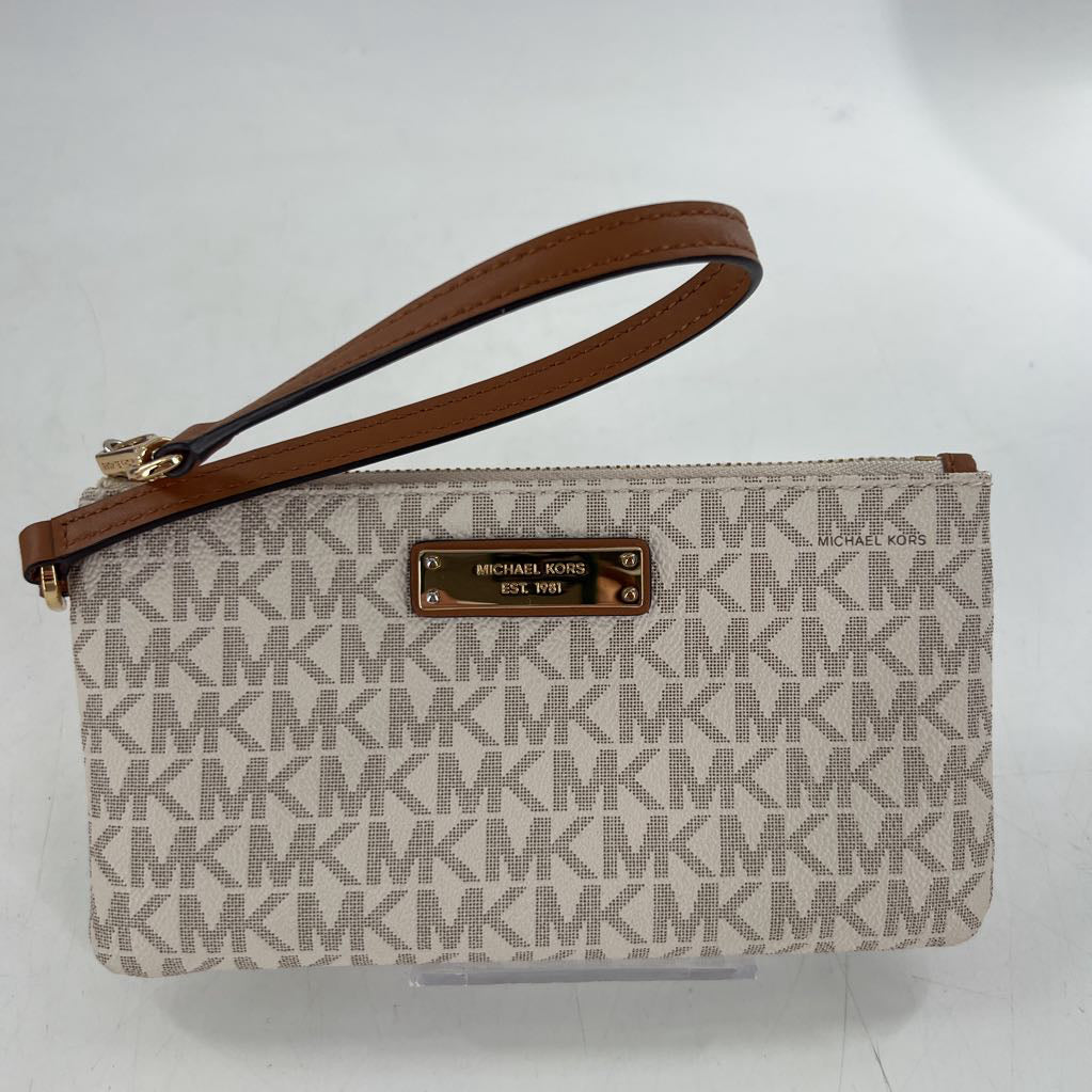 monogram wristlet
