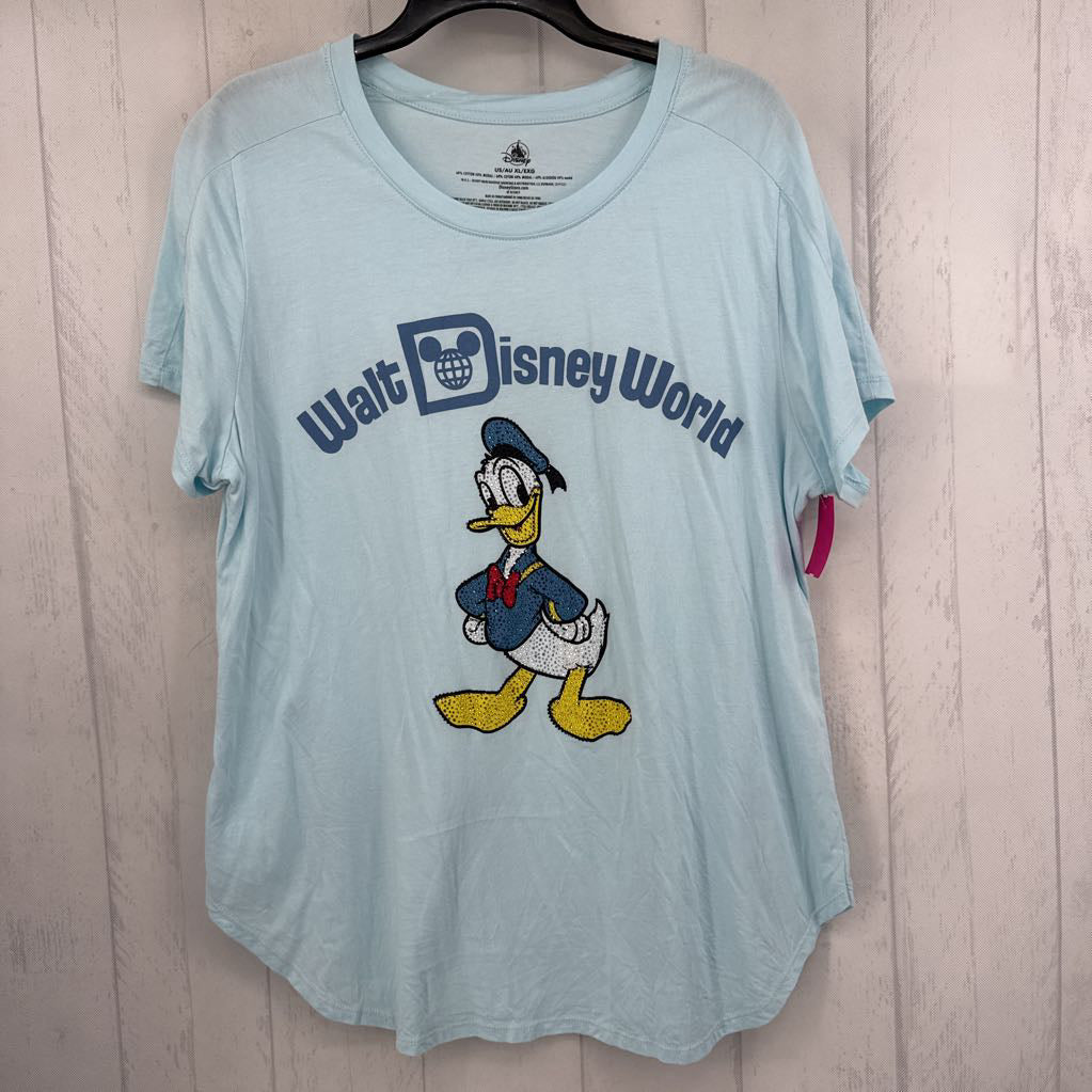 XL crewneck s/s t-shirt-embelished donald duck