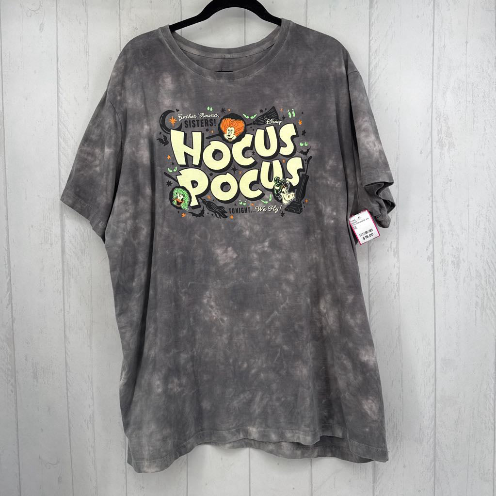 XXL crewneck s/s t-shirt-tie-dye hocus pocus