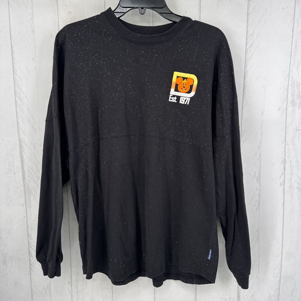 M sparkly crewneck l/s t-shirt- walt disney world