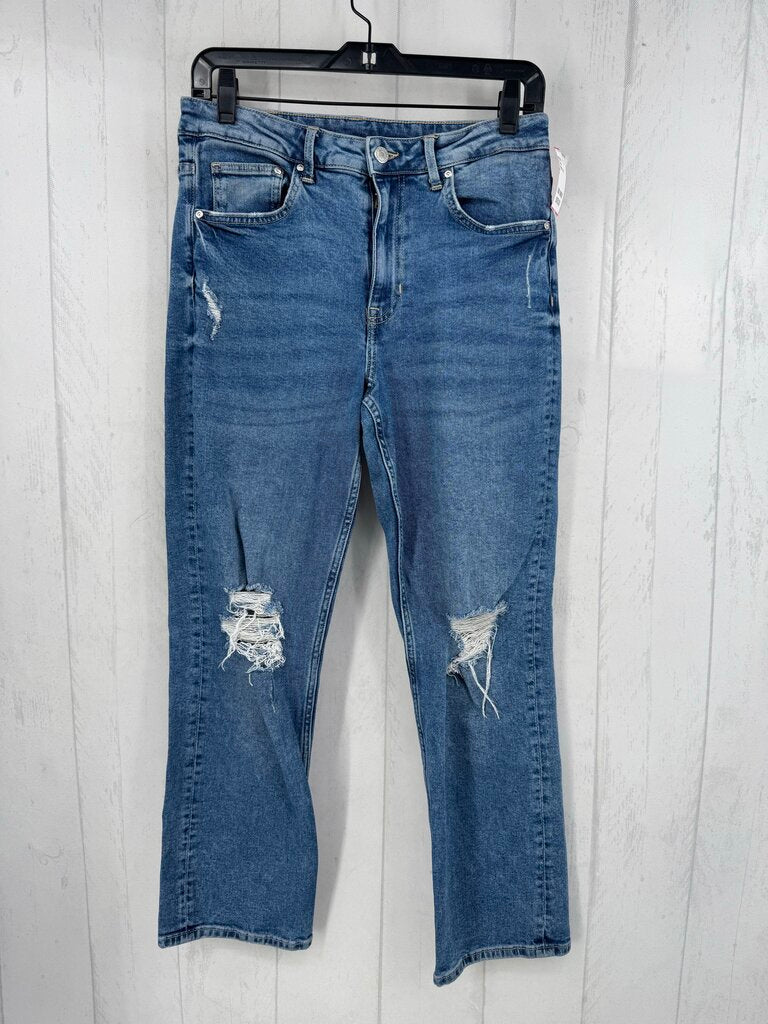 8 straight leg jeans