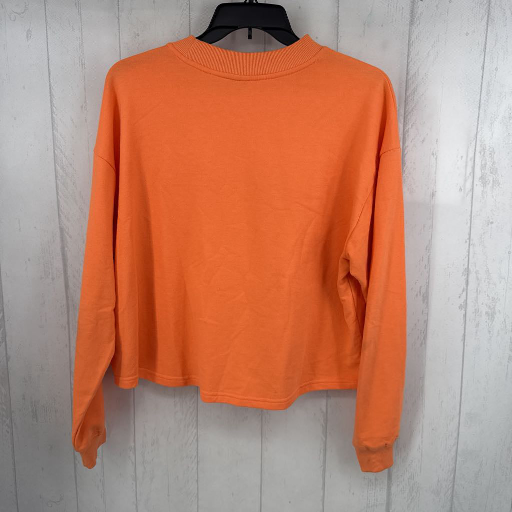 L crewneck logo sweatshirt