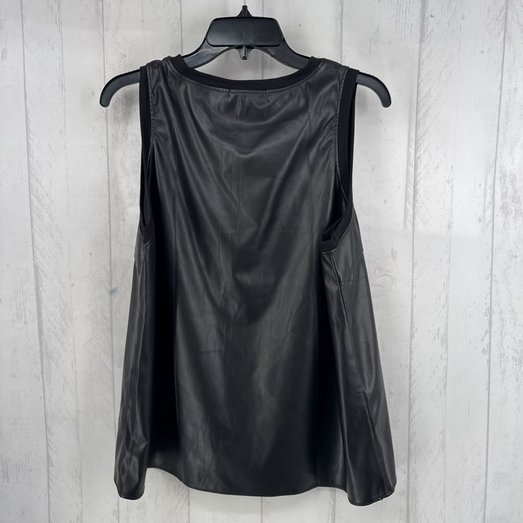XL faux leather tank