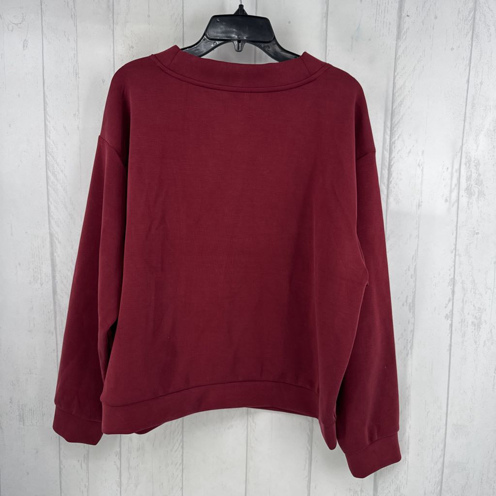 L v-neck sweatshirt