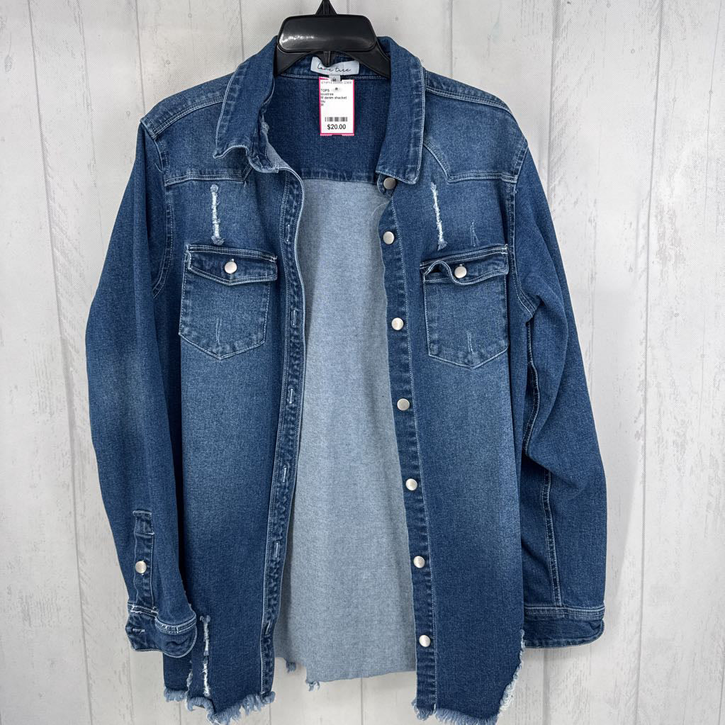 M denim shacket