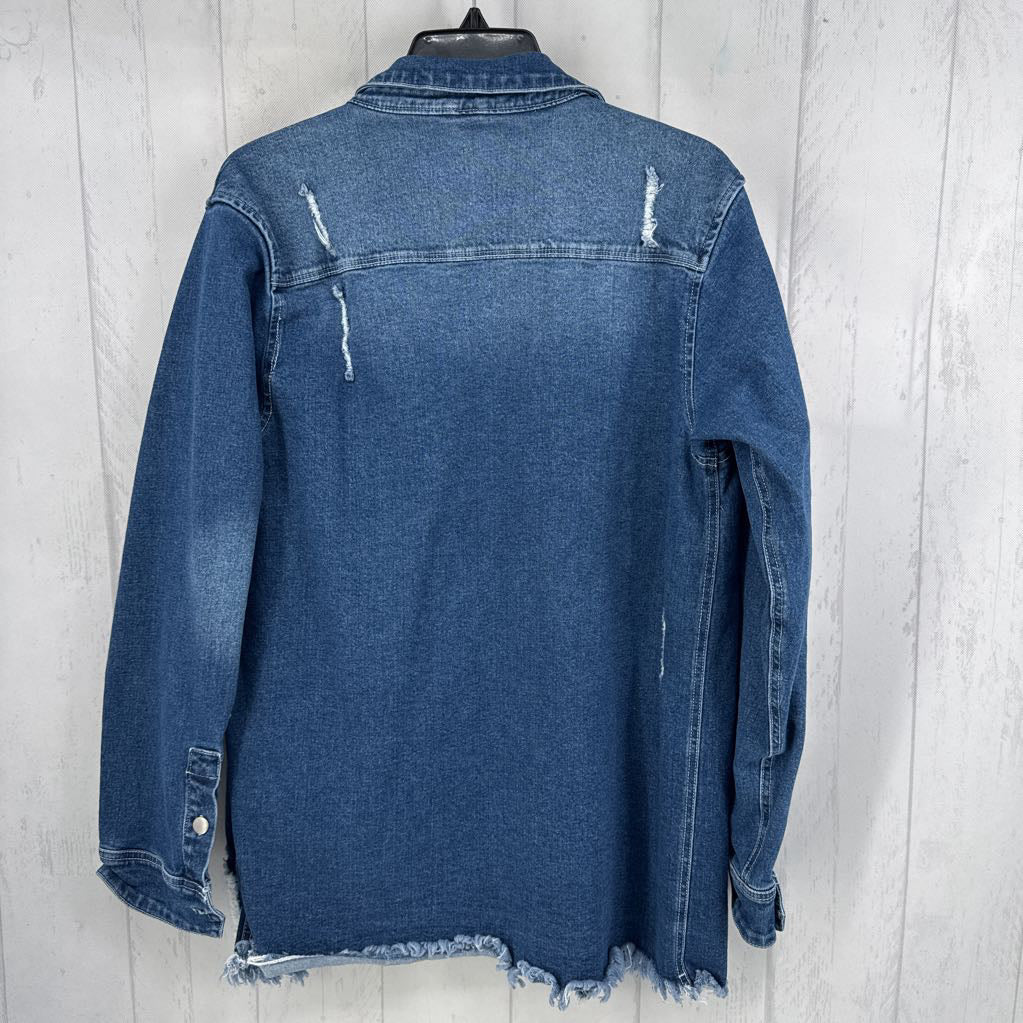 M denim shacket