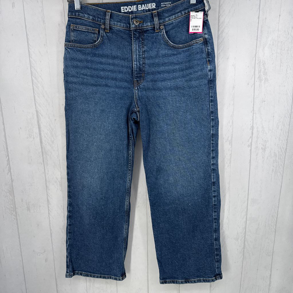12 hi-rise crop jean
