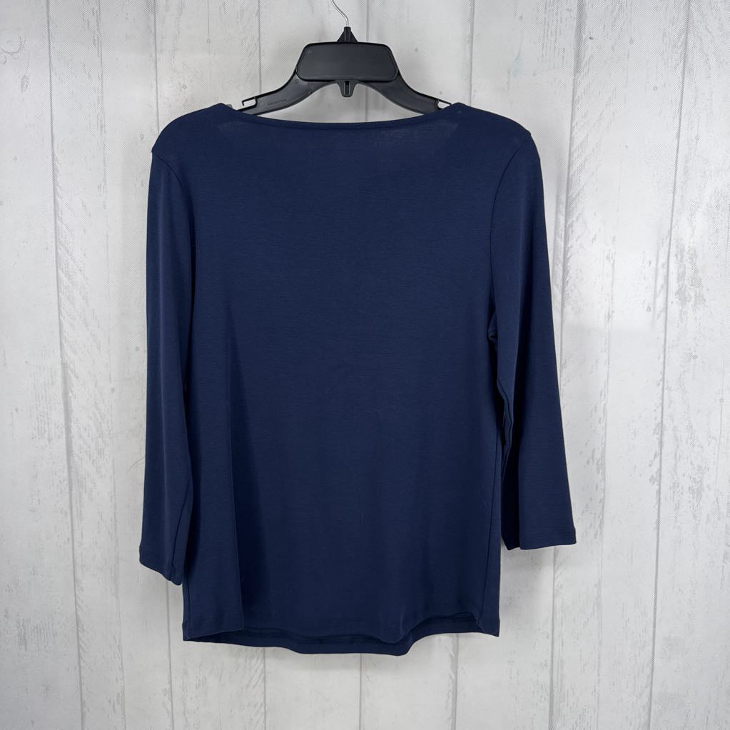 M boatneck 3/4 slv top