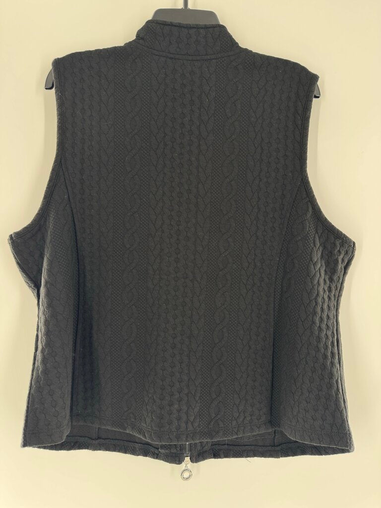 XLp quilted knit vest