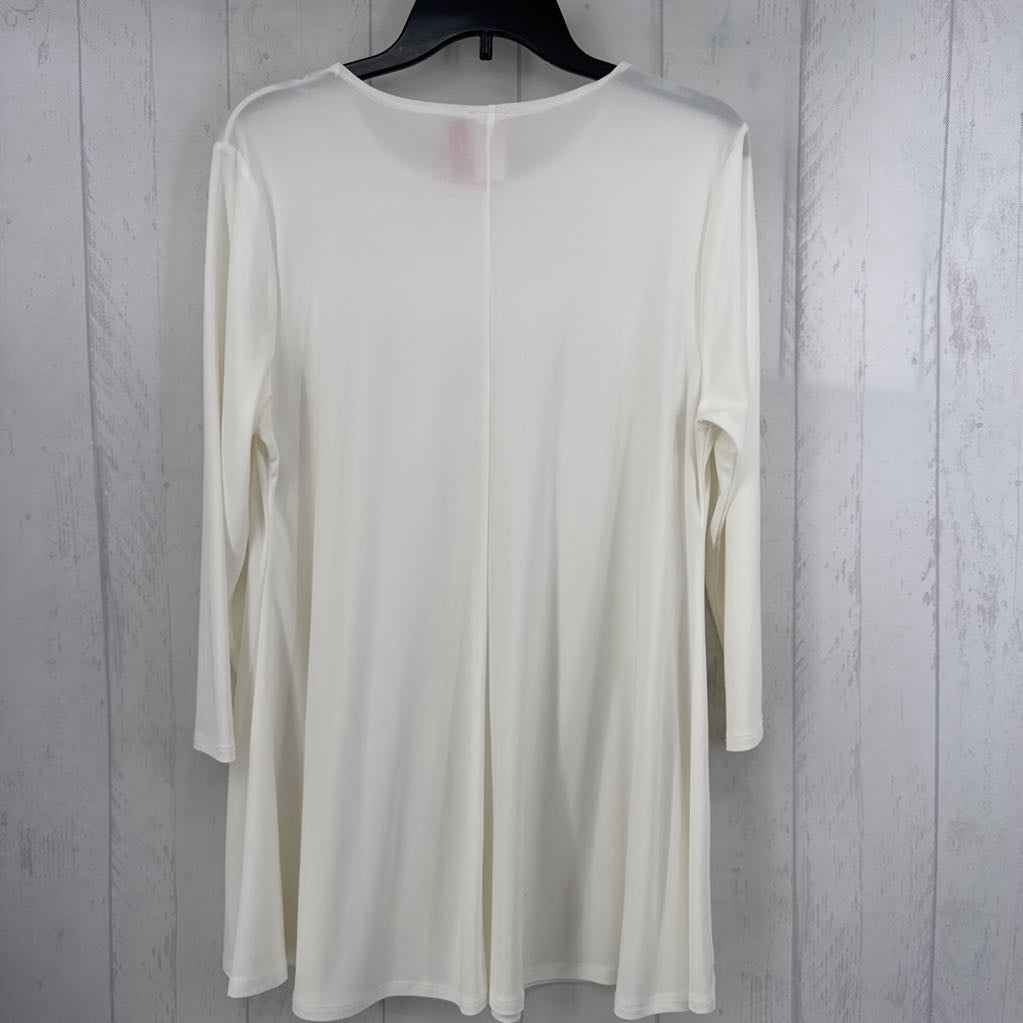 L round neck 3/4 slv tunic