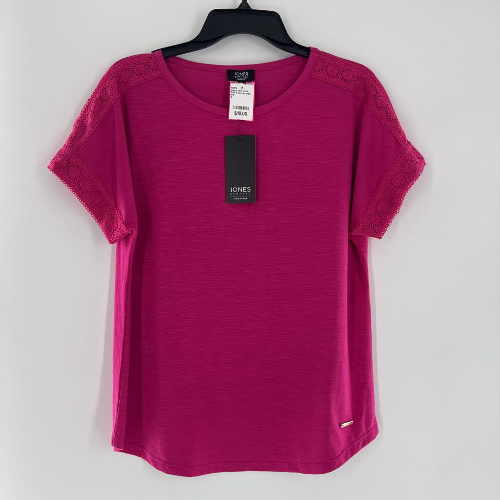 R59 S ric-rac trim s/s top