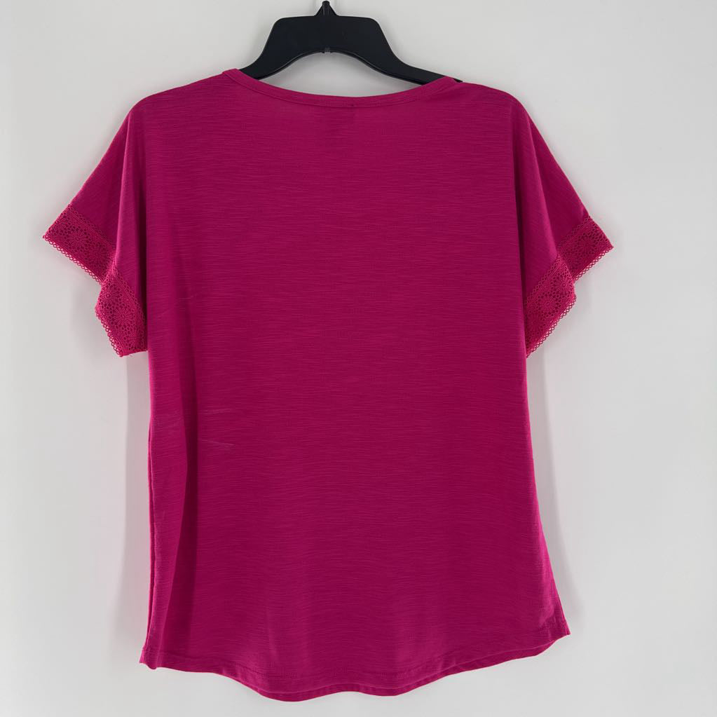 R59 S ric-rac trim s/s top