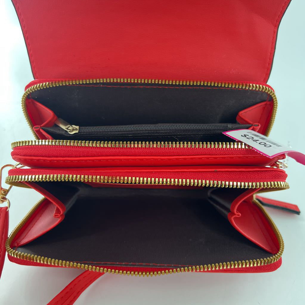 vegan leather compact crossbody