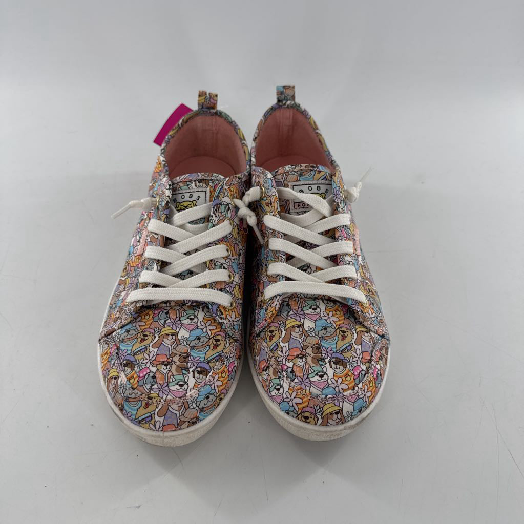 9 puppy print slip-on sneaker