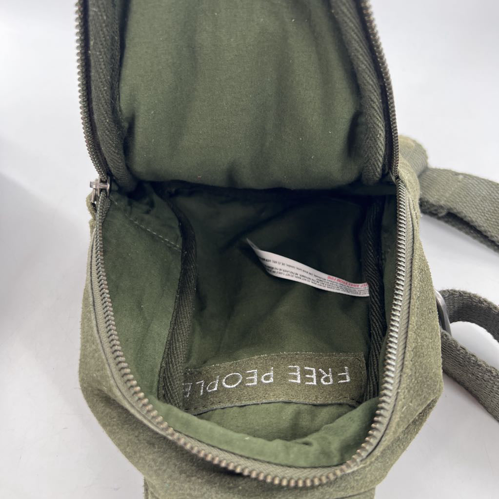 suede slingbag