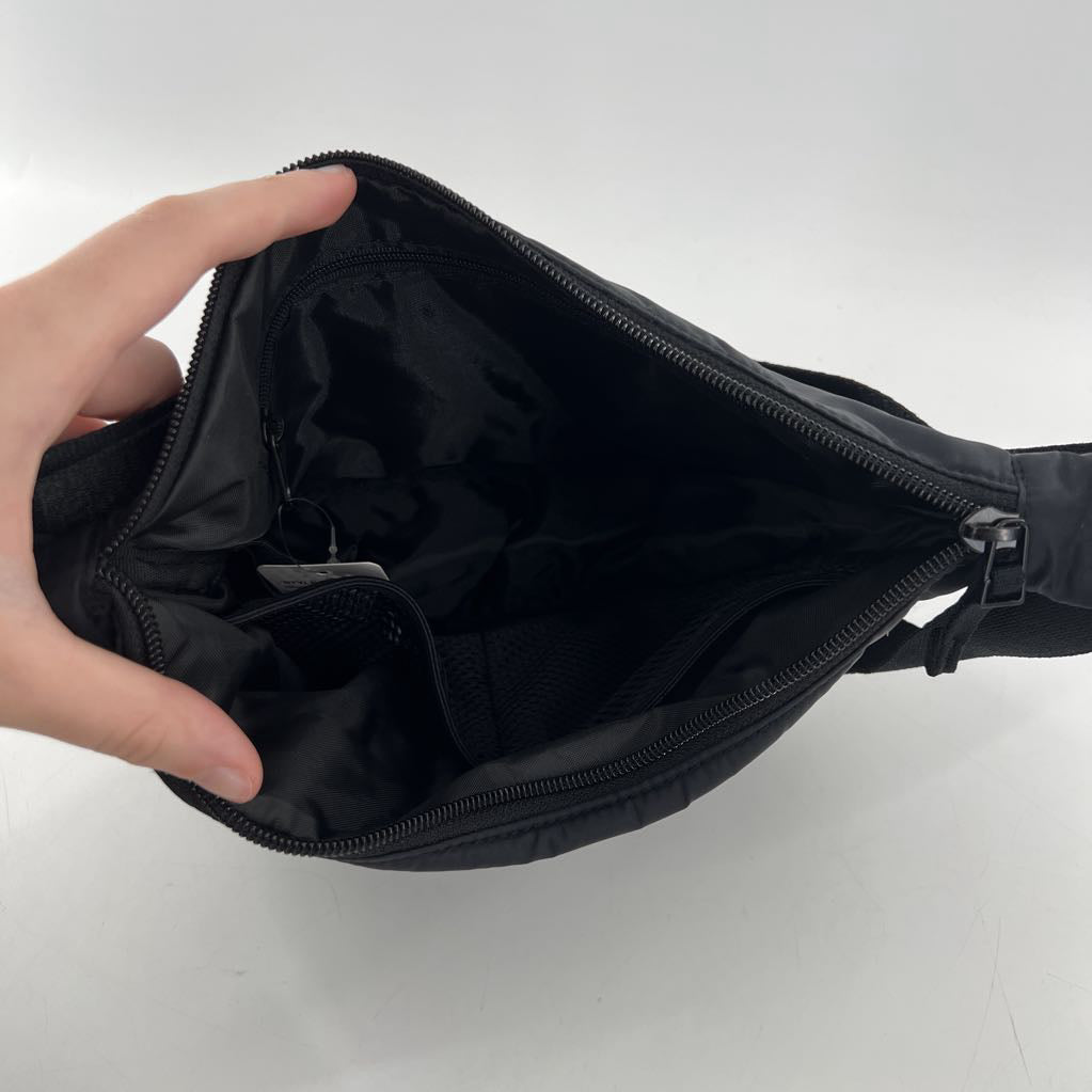 crescent shaped nylon crossbody