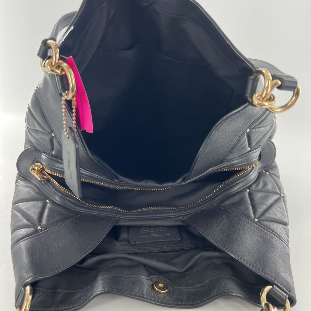 diamond quilted chain strap satchel