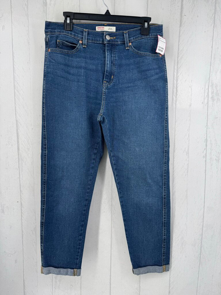 6 mid rise boyfriend jean