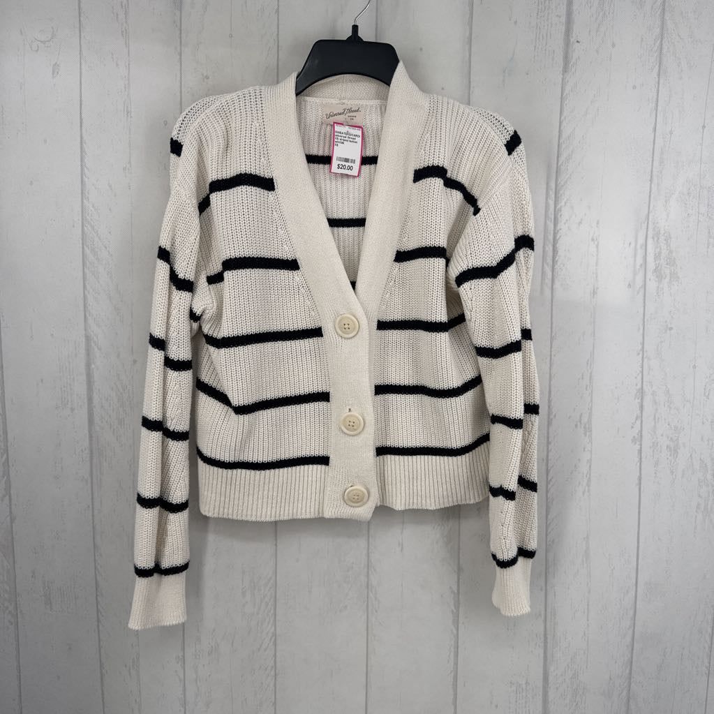 XS striped button down cardi