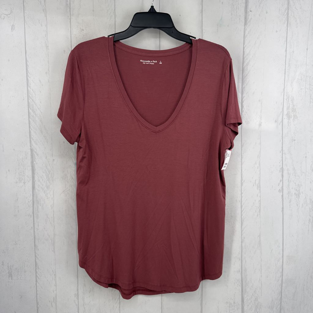 L v-neck s/s tee