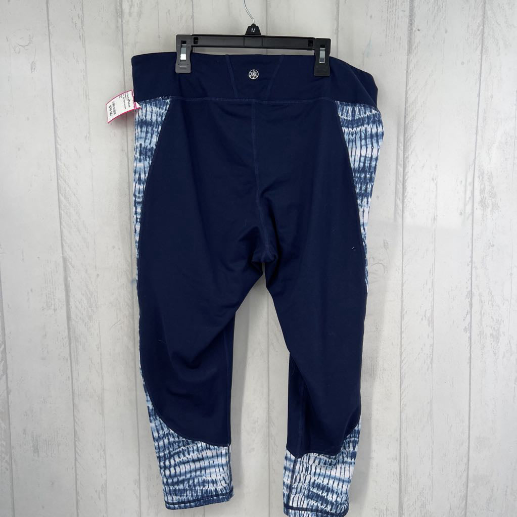 XL tie-dye accent crop leggings