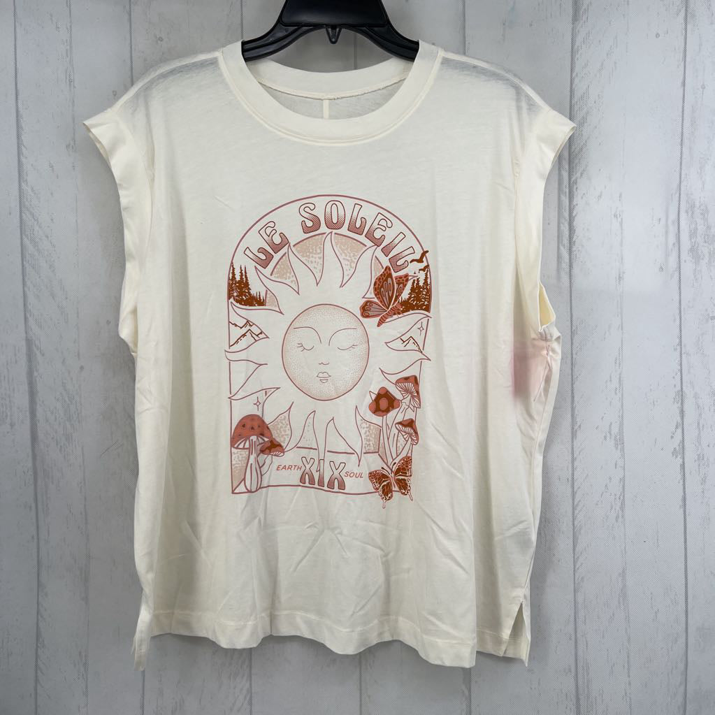 00 graphic cap slv tee