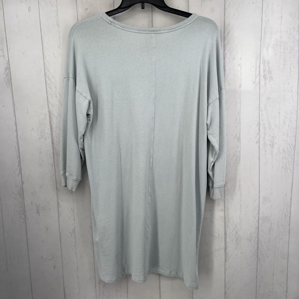 XL crewneck terry l/s dress
