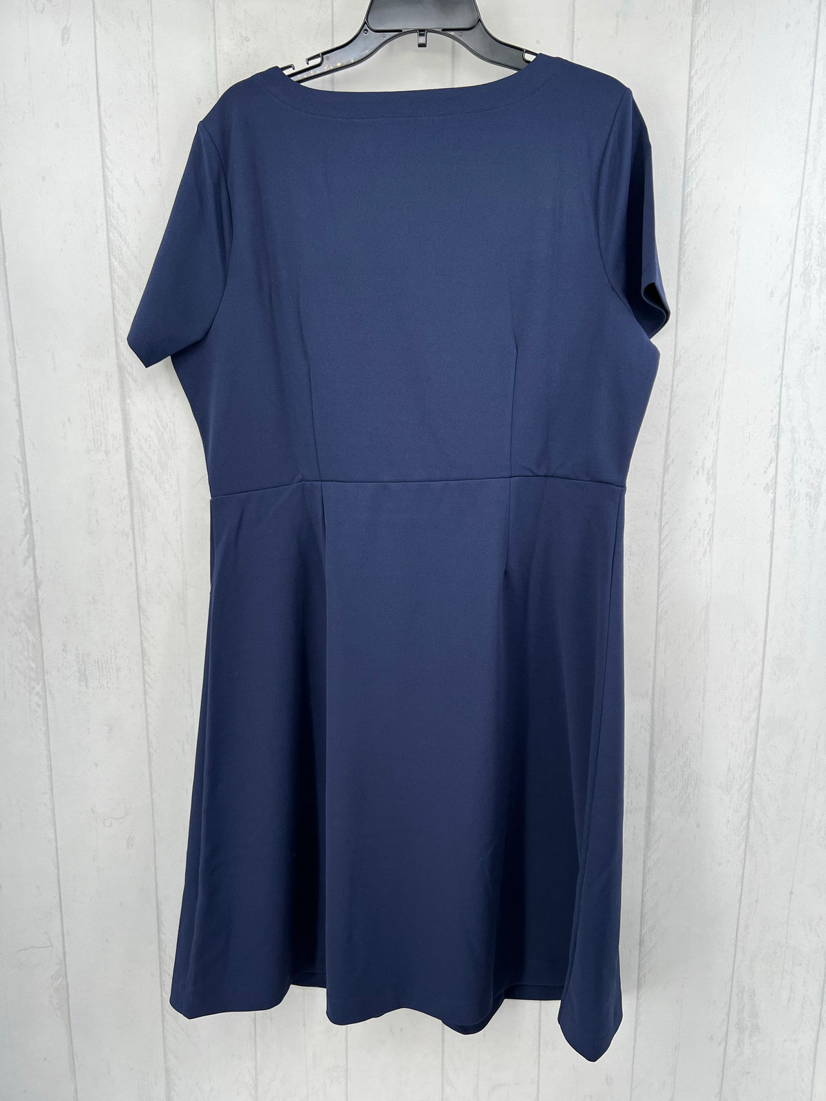 L gathered s/s dress