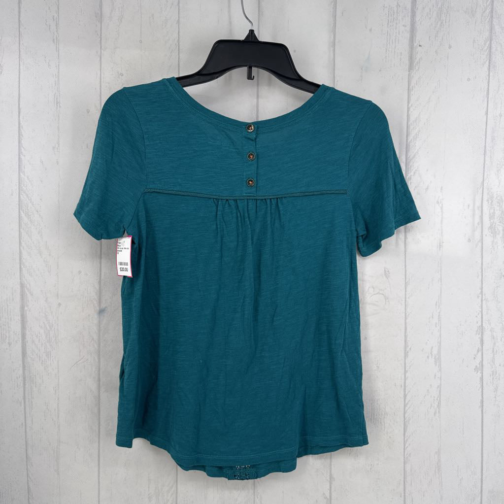 XS ric-rac trim s/s tee