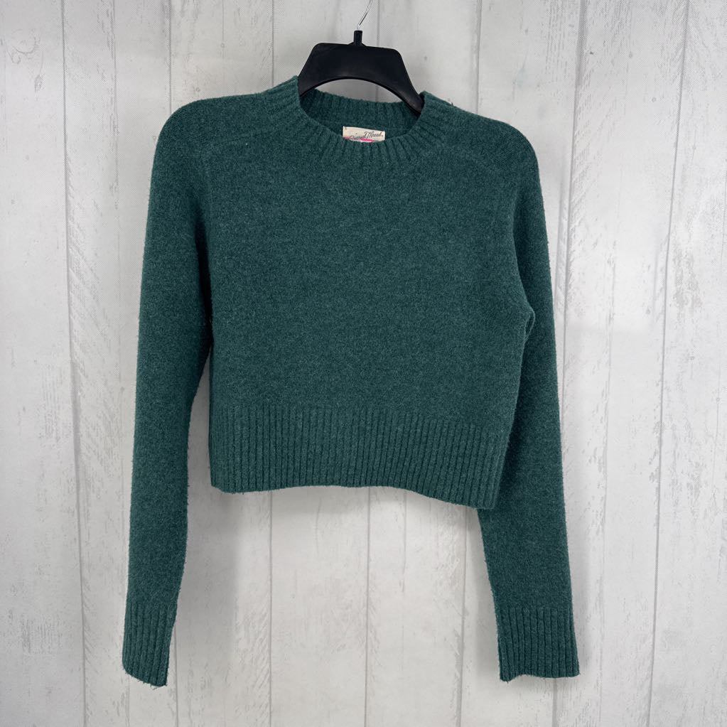 XS crewneck crop sweater
