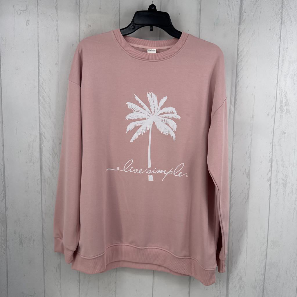 XL graphic sweatshirt-live simple