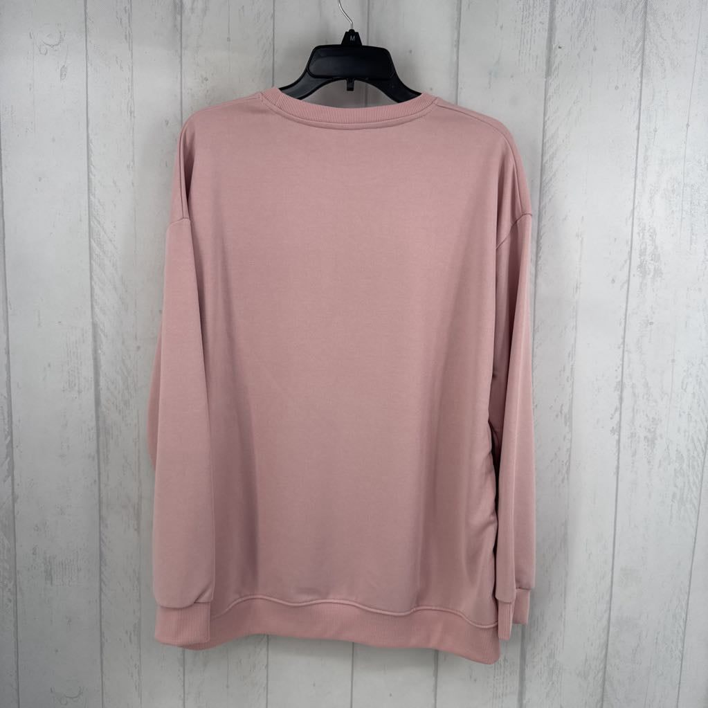 XL graphic sweatshirt-live simple
