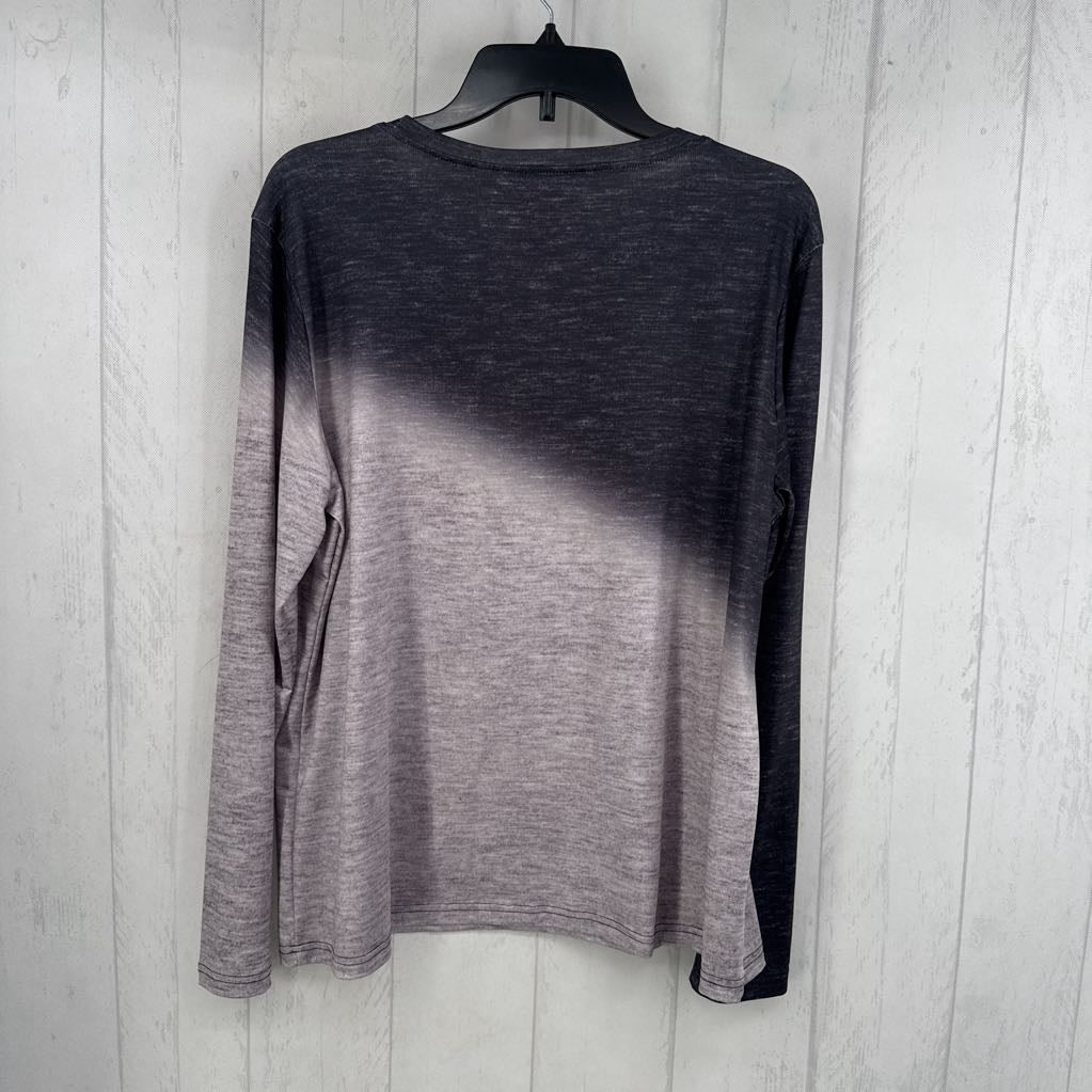 XL ombre graphic l/s tee-thankful