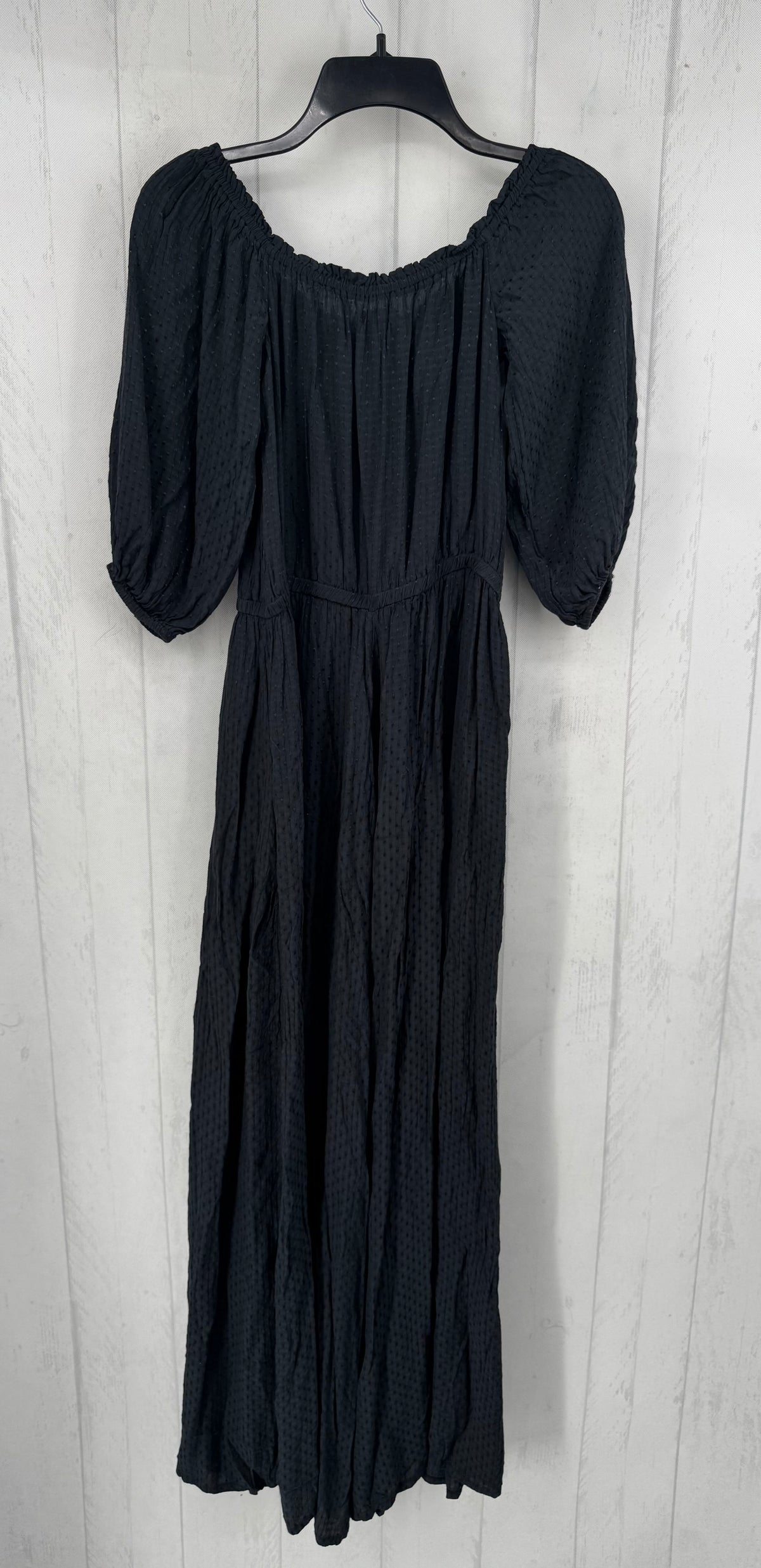 S textured tassel tie s/s jumpsuit