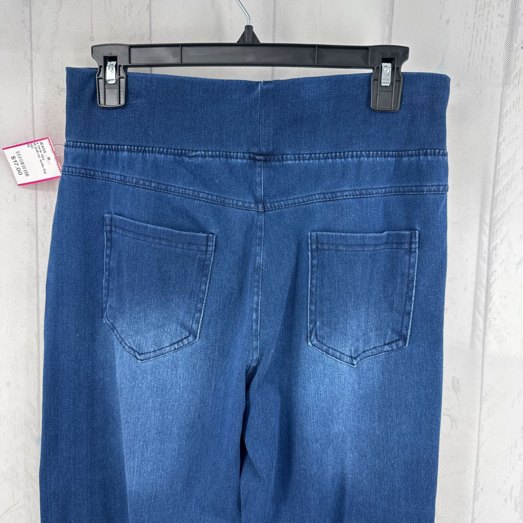 M pull-on wide leg jean