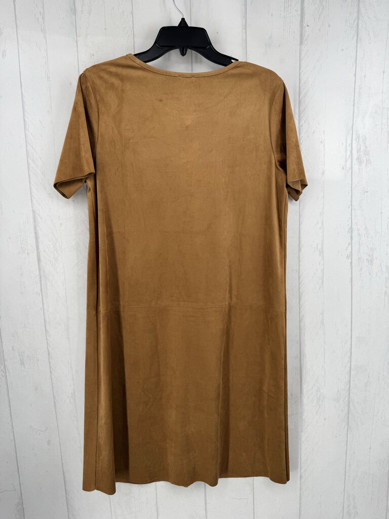 S faux suede dress