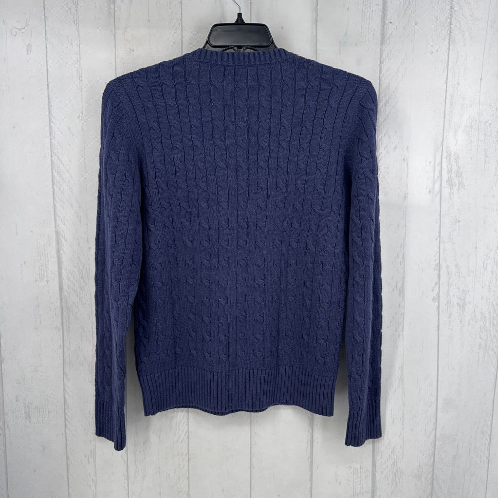 XL cable knit v-neck sweater