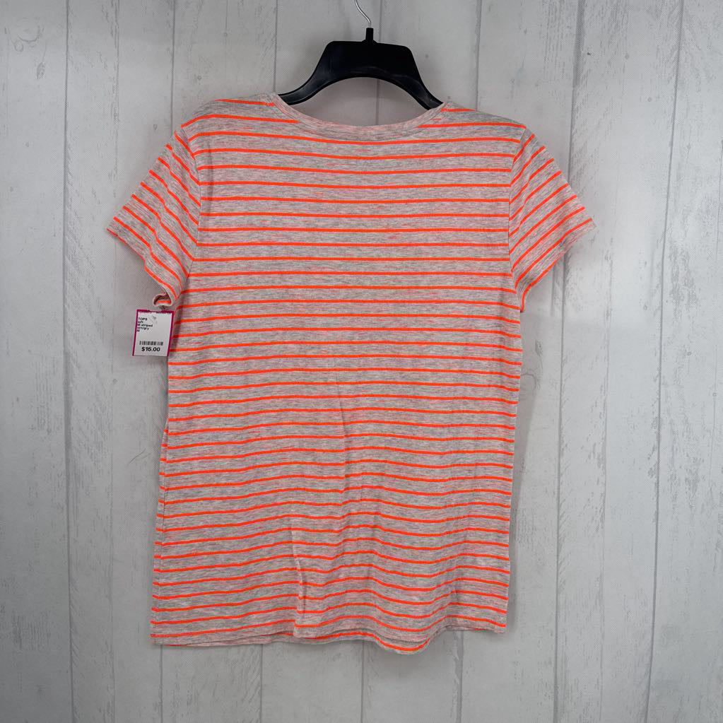 M striped crewneck s/s tee